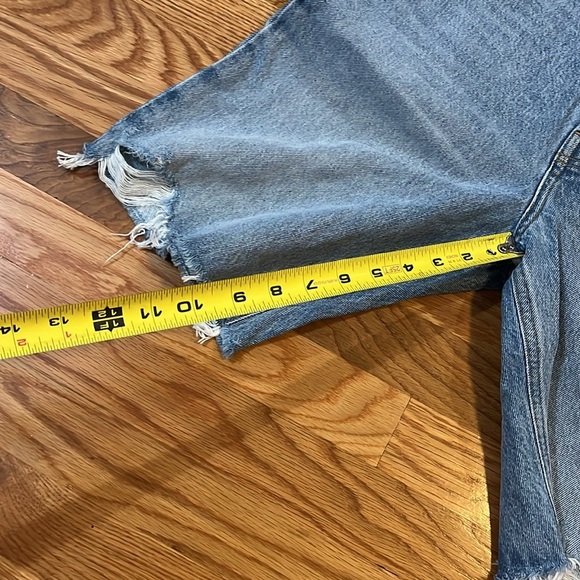 AGOLDE 90's Mid Rise Loose Short Swapmeet Jean Denim Shorts Size 26 NWT - Picture 10 of 14